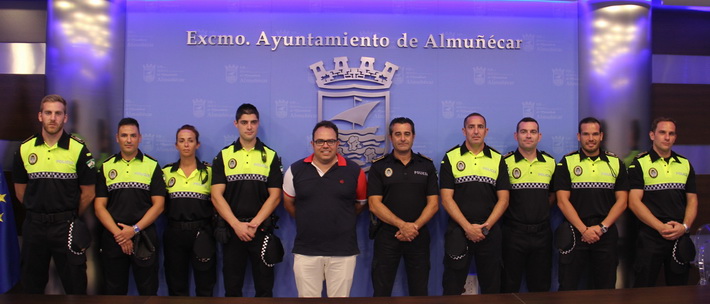 La Policía Local de Almuñécar incrementa su plantilla con nuevos agentes.